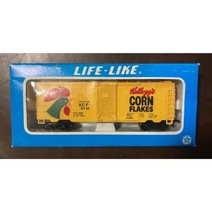 boxcar Life Like vintage freight car 8481 Kellogg’s cornflakes